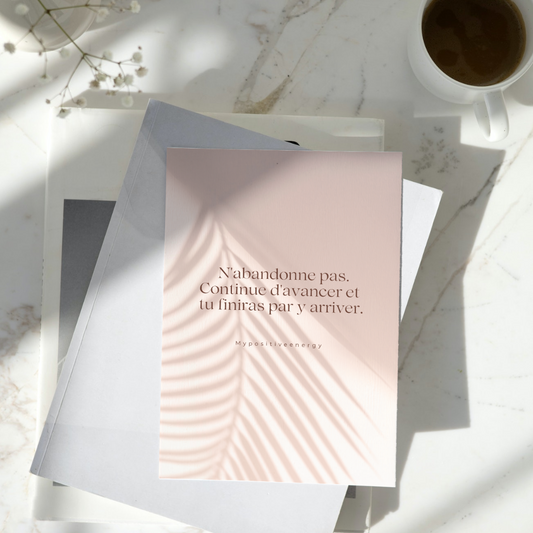 Carte N’abandonne pas – Mantra motivation