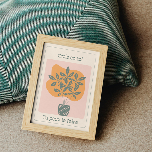 Carte Crois en toi – Mantra confiance en soi