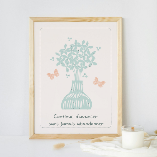 Affiche Continue d'avancer